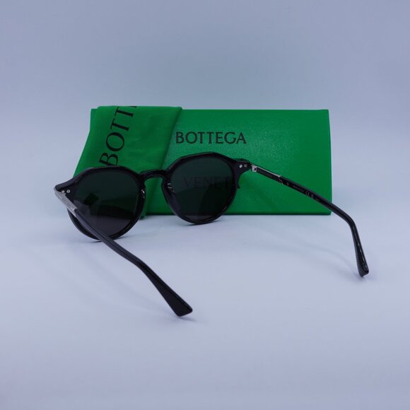 Bottega Veneta BV1260S 005 Round Sunglasses - Black/Grey - Picture 6 of 10